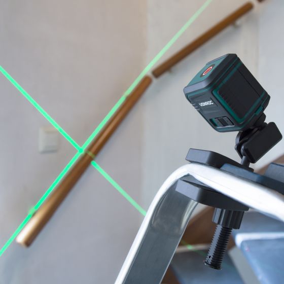 LÁSER DE LÍNEA CRUZADA | VERDE - AUTONIVELANTE - 18 METROS DE ALCANCE - VONROC – KnockOutlet
