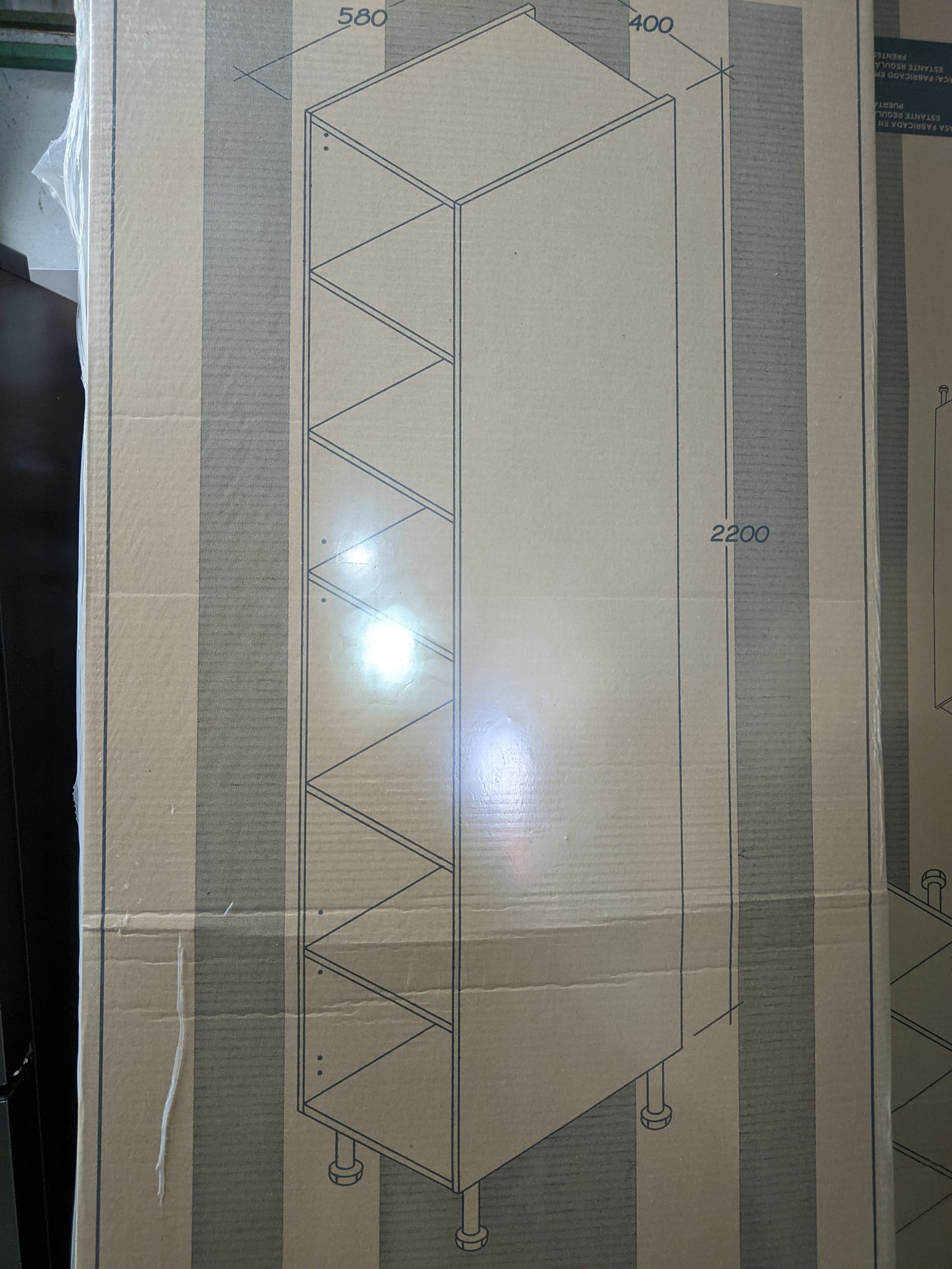 Modulo de cocina columna blanco 220x40x58 ALVIC (SAMUEL) – KnockOutlet