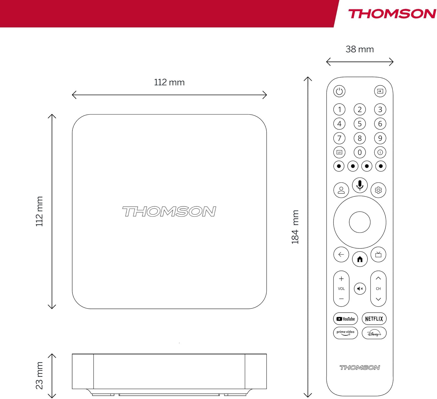 Thomson TV Box 240 , 4K UHD, Google TV – KnockOutlet