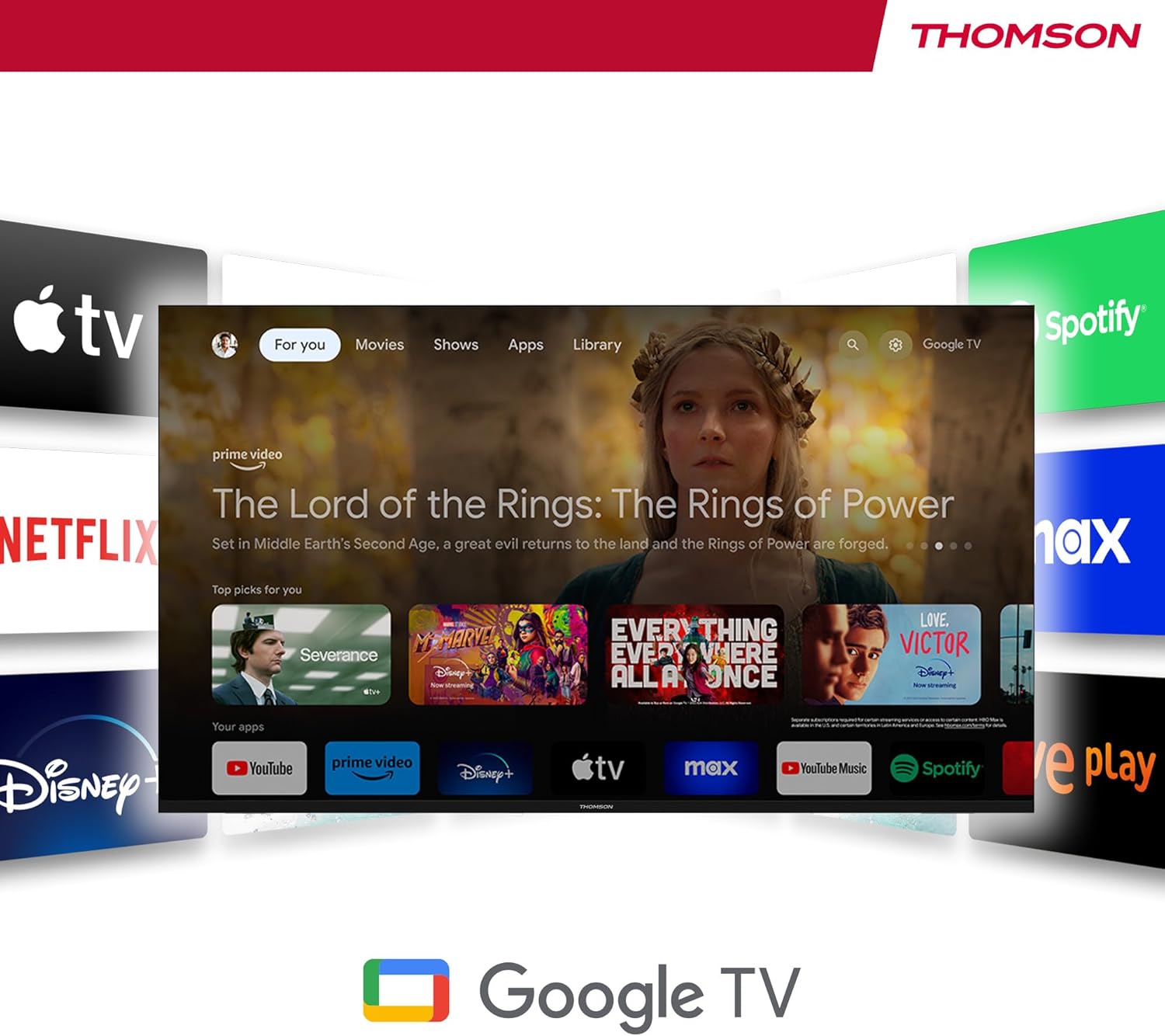 Thomson TV Box 240 , 4K UHD, Google TV – KnockOutlet