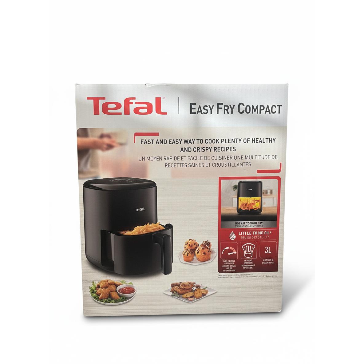 Freidora Tefal Ey 1458 Easy Fry Compact 3 Litros 1330 Watts Antiadherente – KnockOutlet