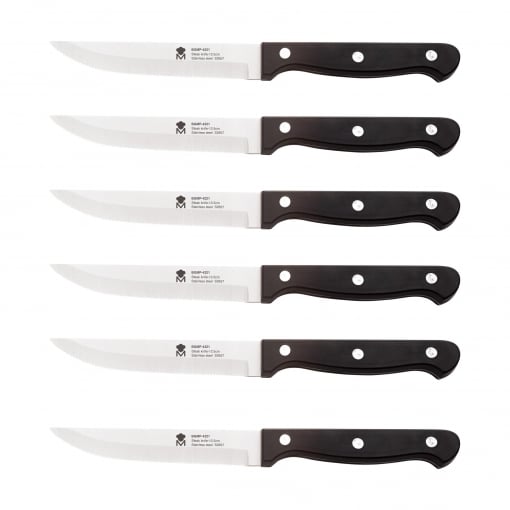 Cuchillos chuleteros Masterpro, 6 unidades