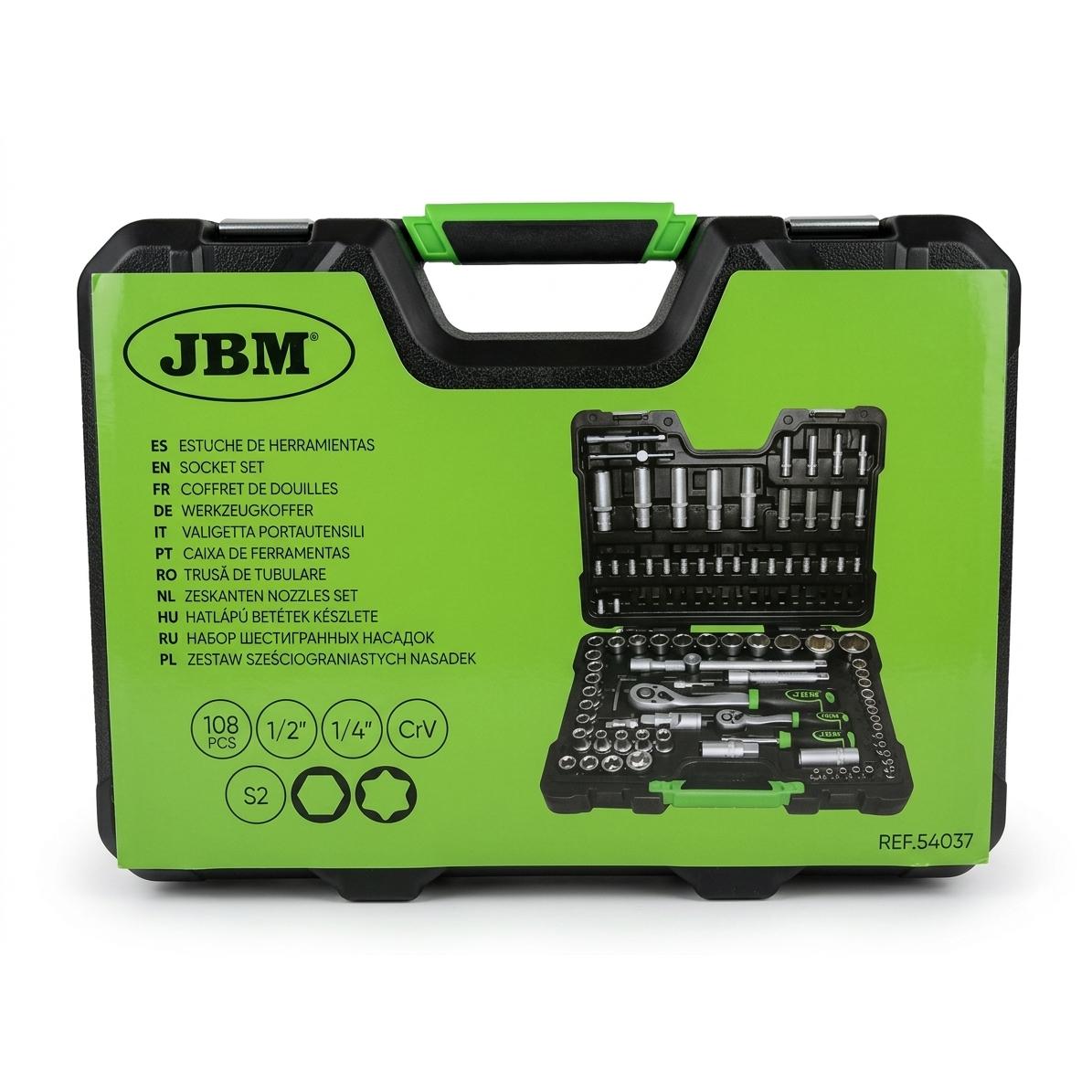 Maletín JBM 54037 de 108 herramientas