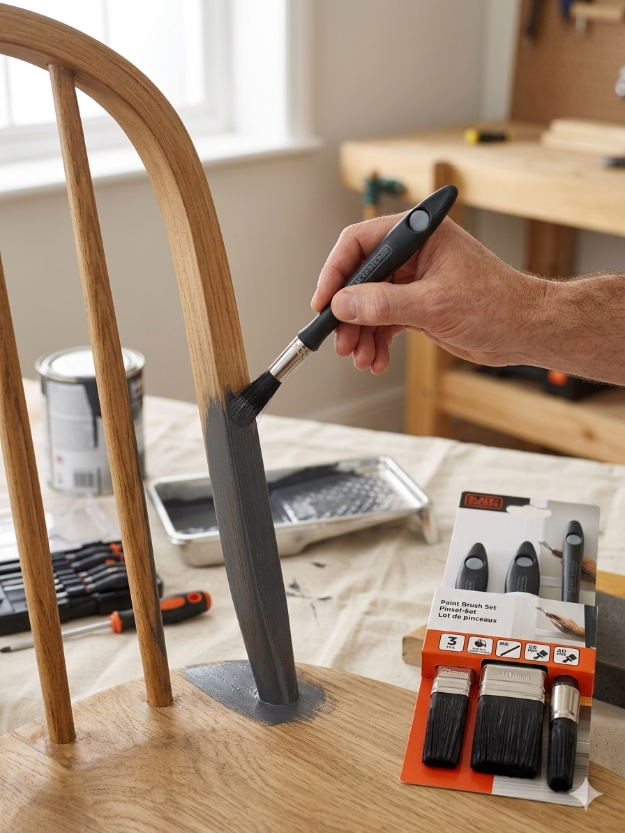 Juego de 3 pinceles Black+Decker