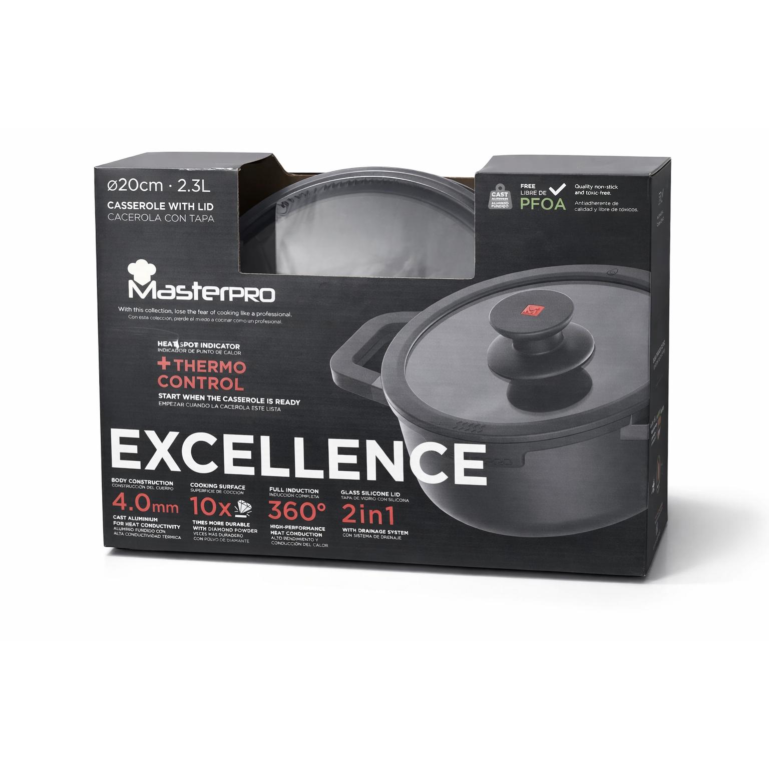 Cacerola Masterpro Excellence de 2,3 litros