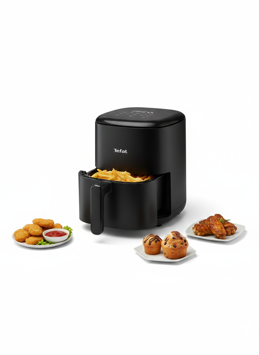 Freidora Tefal Ey 1458 Easy Fry Compact 3 Litros 1330 Watts Antiadherente – KnockOutlet