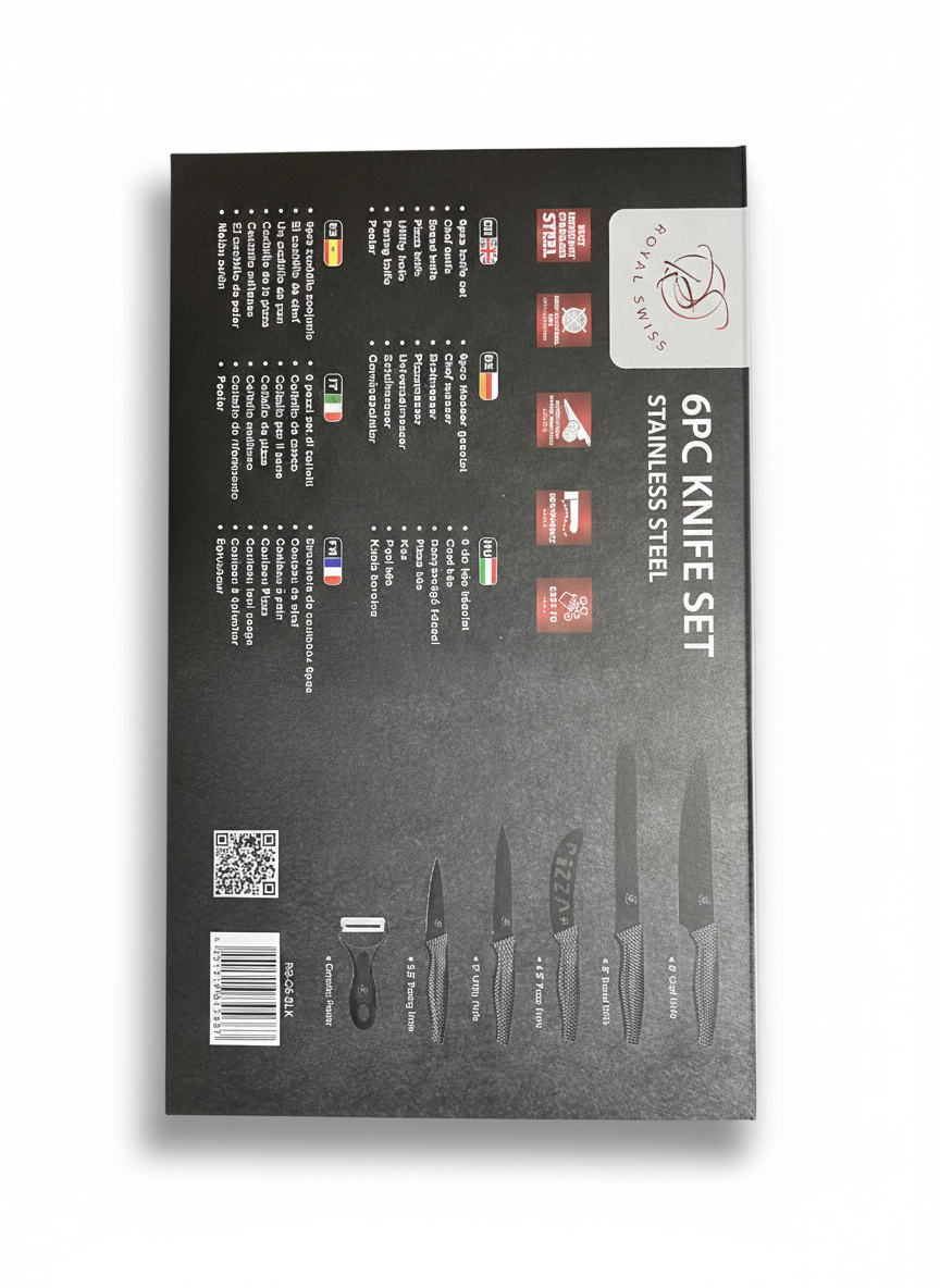 Juego de 6 cuchillos Royal Swiss