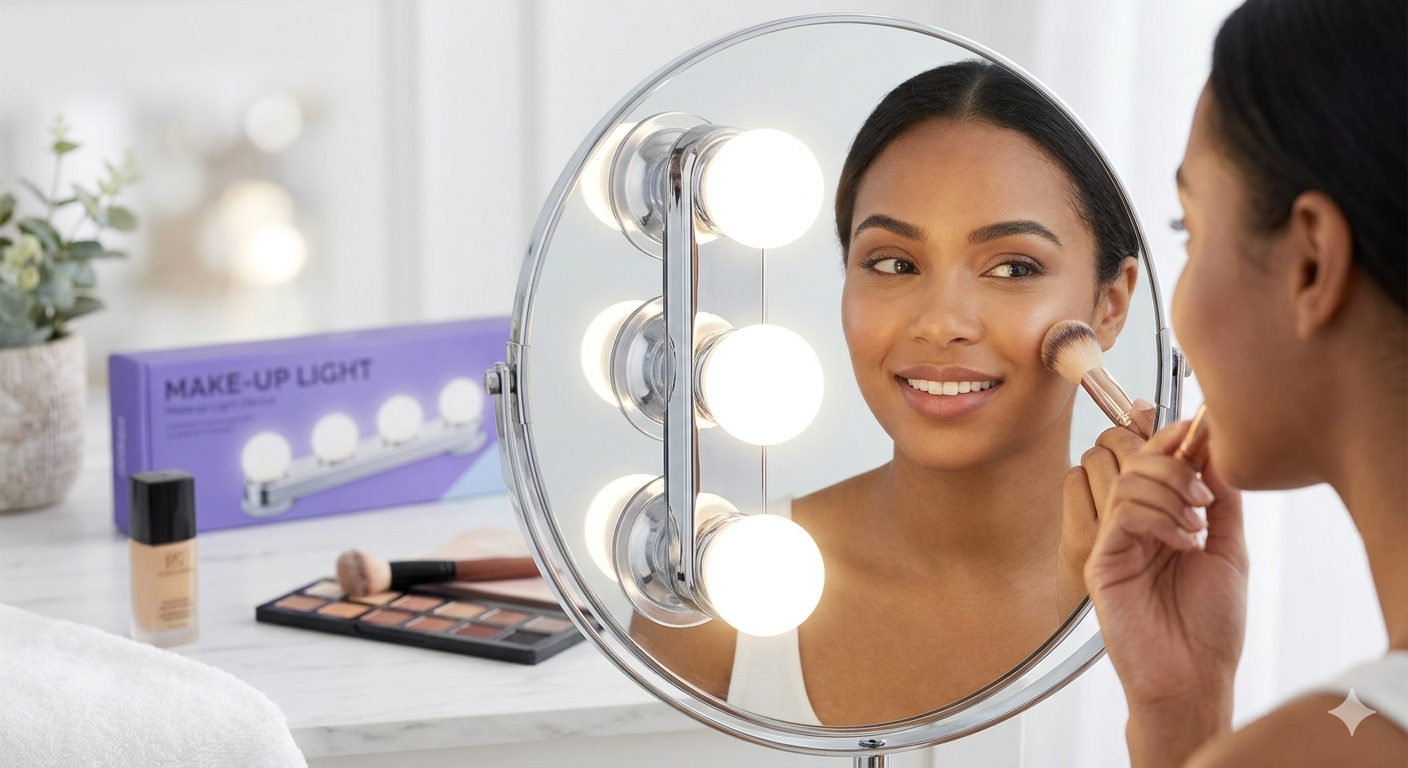 Lámpara LED portátil para maquillaje
