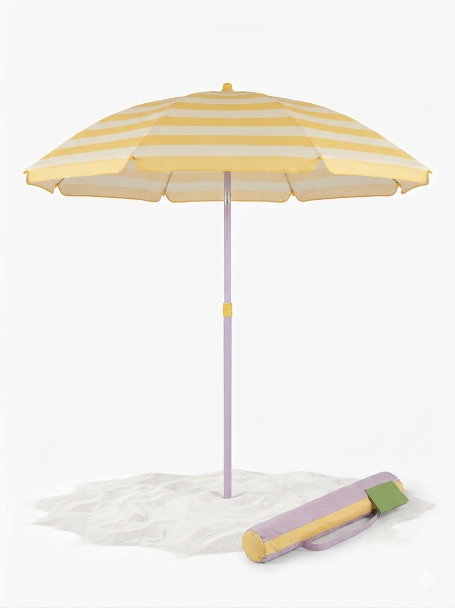 Livarno 180 cm Sombrilla Sombrilla Playa Balcón Altura Ajustable con Funda Protectora – KnockOutlet