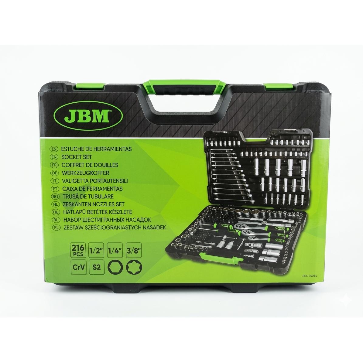Maletín de herramientas JBM de 216 piezas – KnockOutlet
