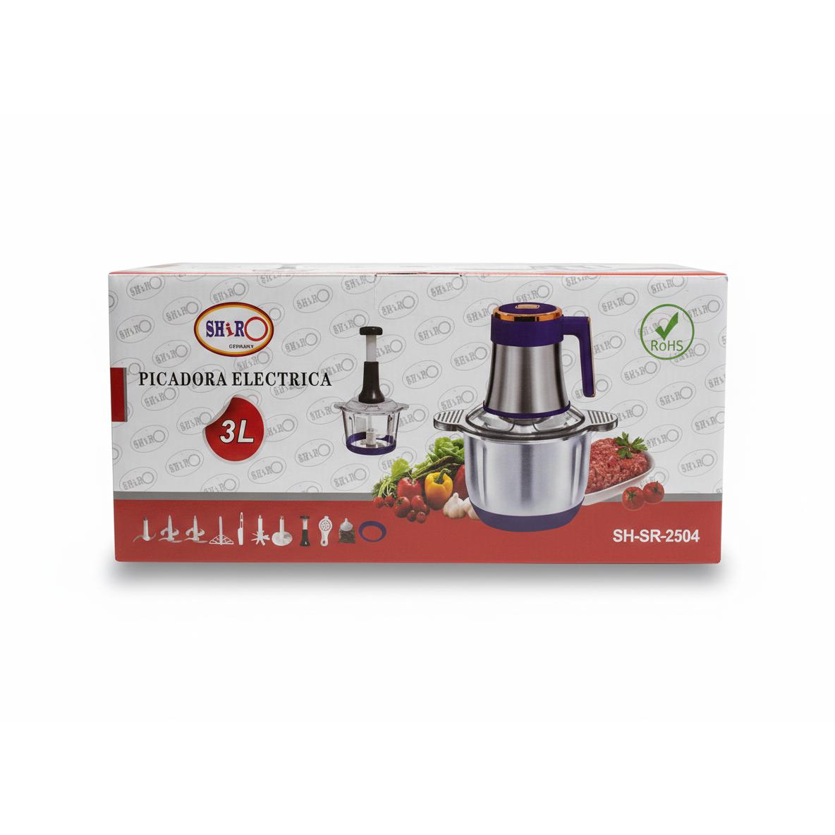Picadora Shiro SH-SR-2504 de 3 litros