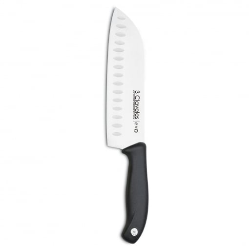 Cuchillo santoku 3 Claveles de 18 cm