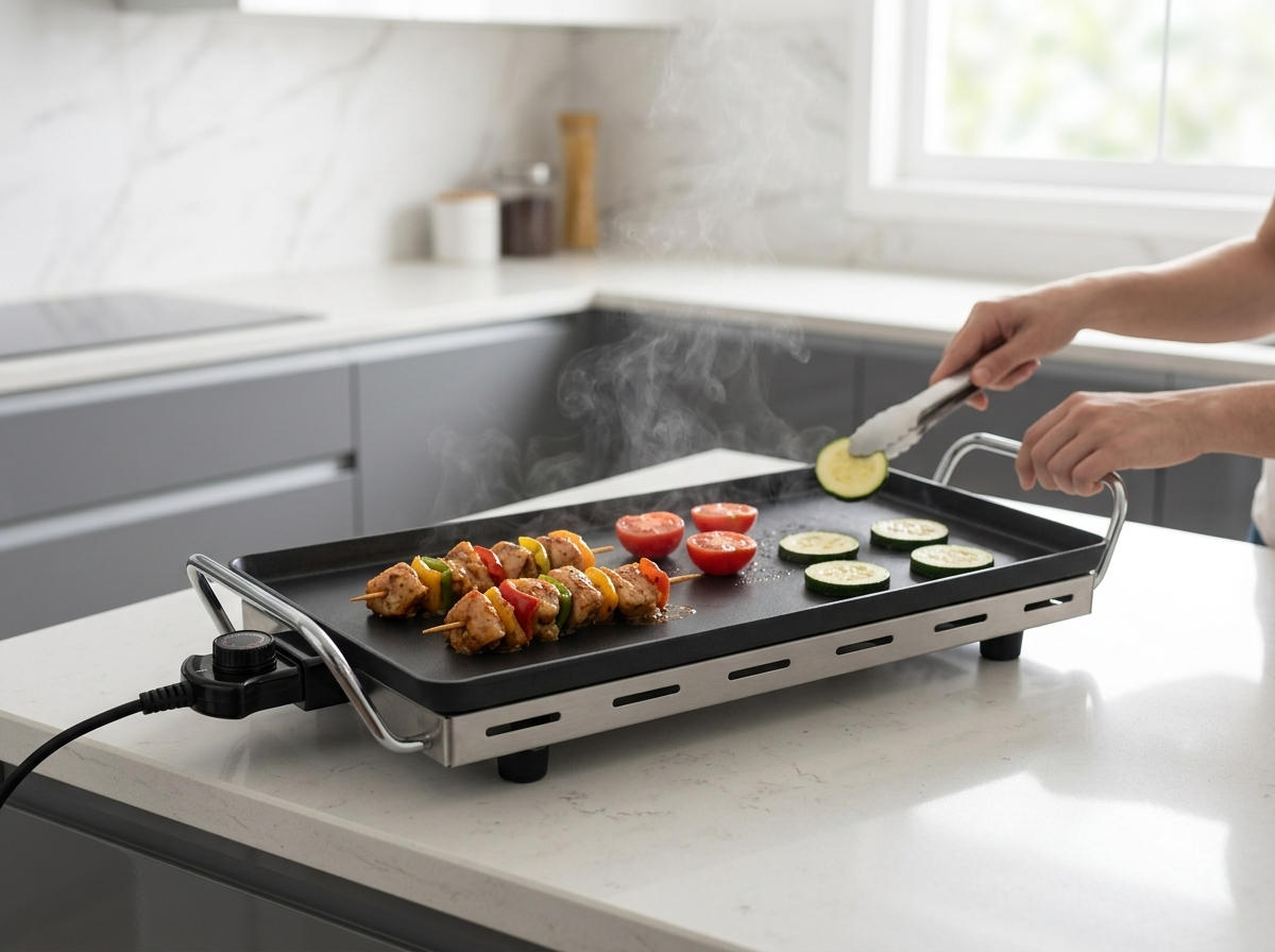Plancha Herzster Table Chef XXL de 2500 W