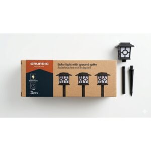 Luces solares Grundig para jardín, 3 uds.