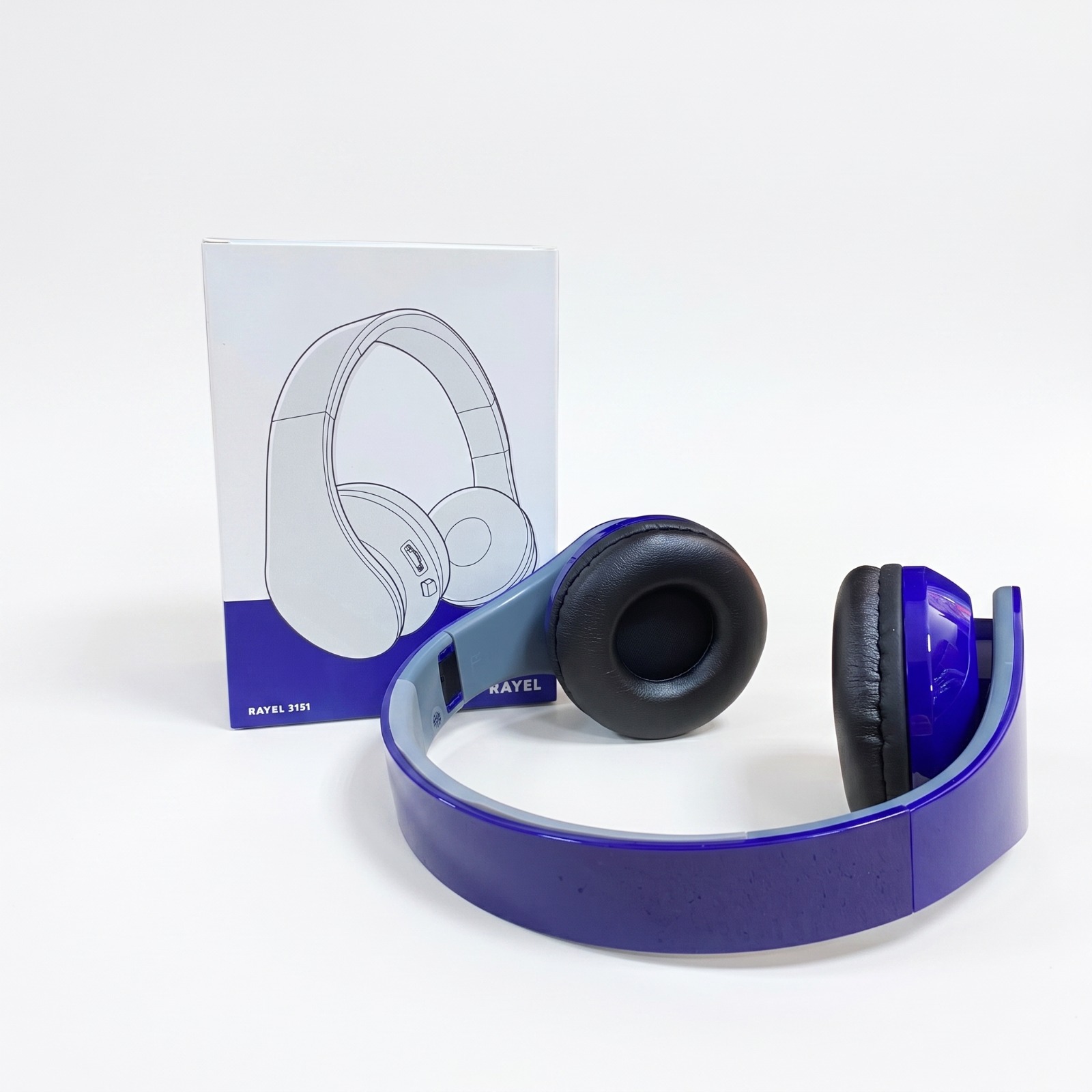 Auriculares Bluetooth Rayel 3151 azules