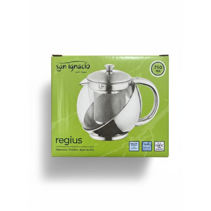 Tetera de Acero Inoxidable con Filtro 750 ml SAN IGNACIO Regius