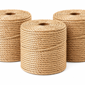 Tres bobinas de cuerda de sisal natural de 50 metros